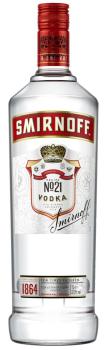Smirnoff Vodka Red Label 37,5 % vol. No.21 Literflasche